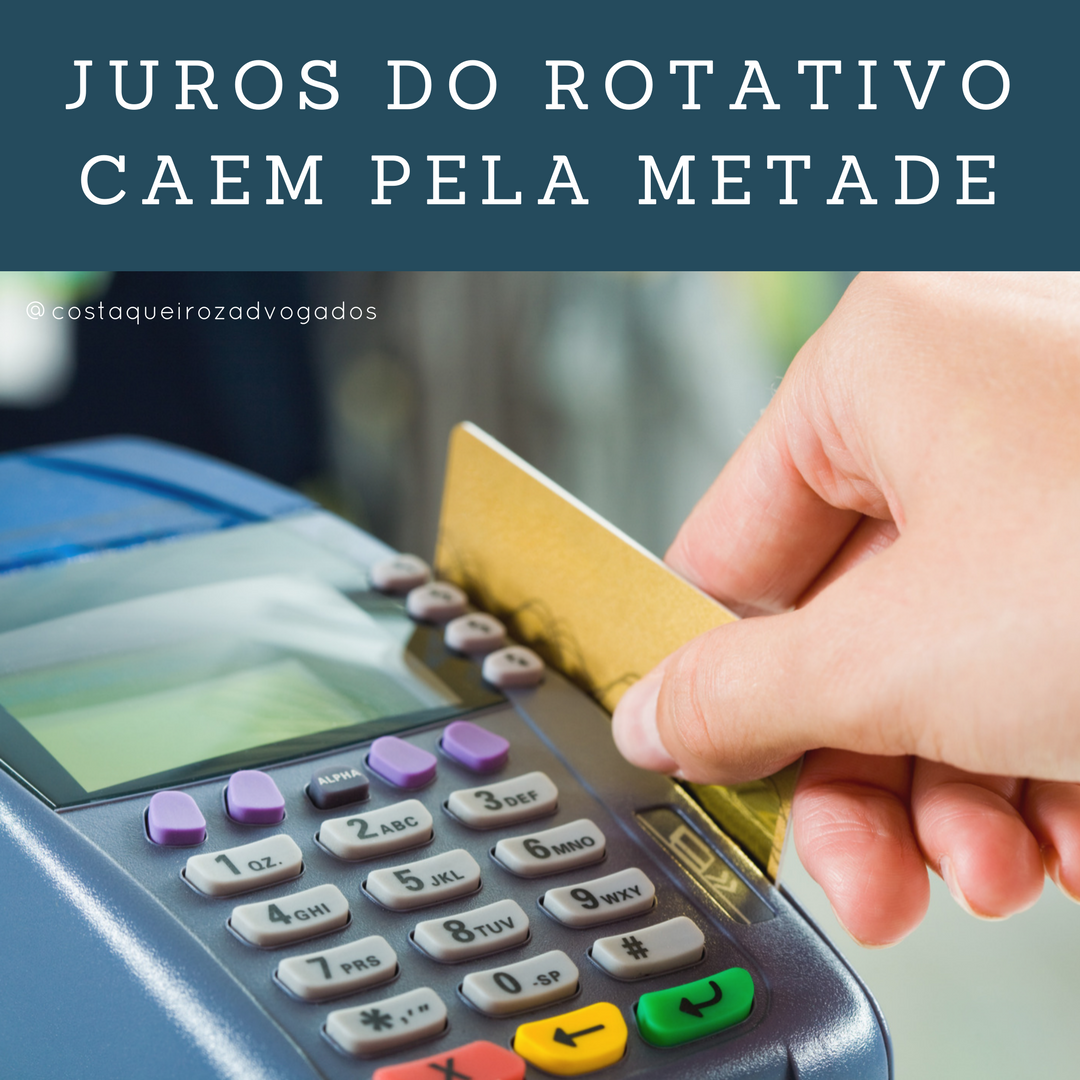 Leia mais sobre o artigo Após nova regra do cartão, juros do rotativo caem pela metade