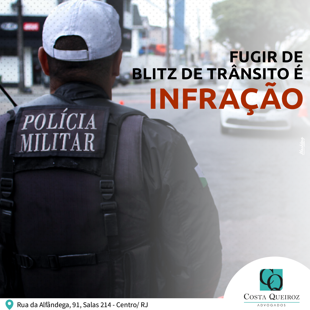 Leia mais sobre o artigo Fugir de blitz de trânsito é infração