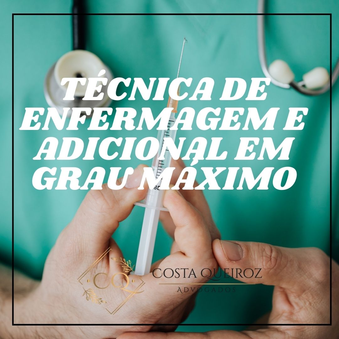 Leia mais sobre o artigo Técnica de enfermagem receberá adicional em grau máximo por contato com pacientes em isolamento